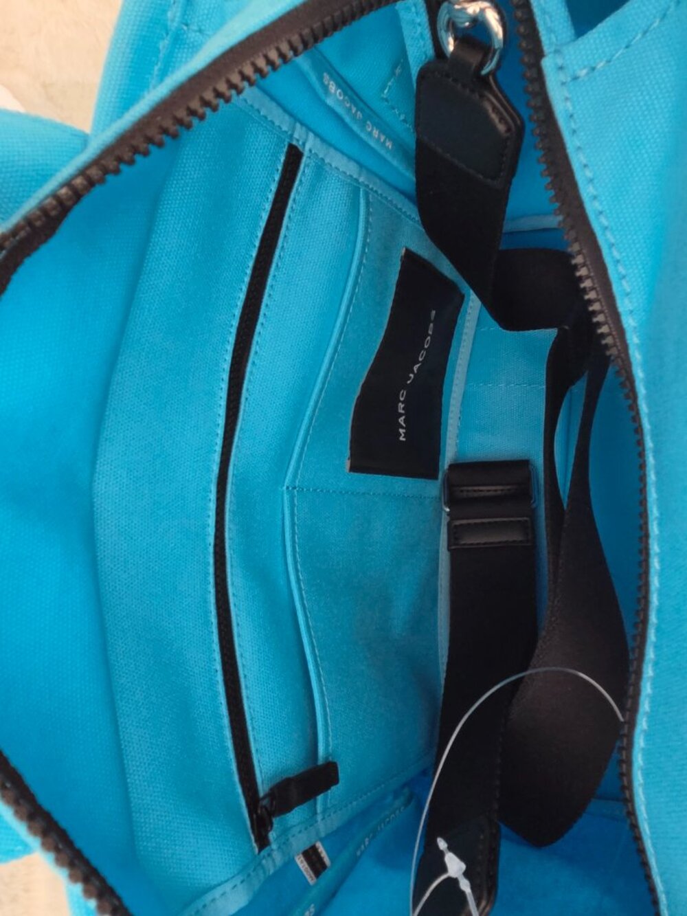 Marc Jacobs Women's The Medium Tote Bag, Aqua, NWT - Picture 4 of 5